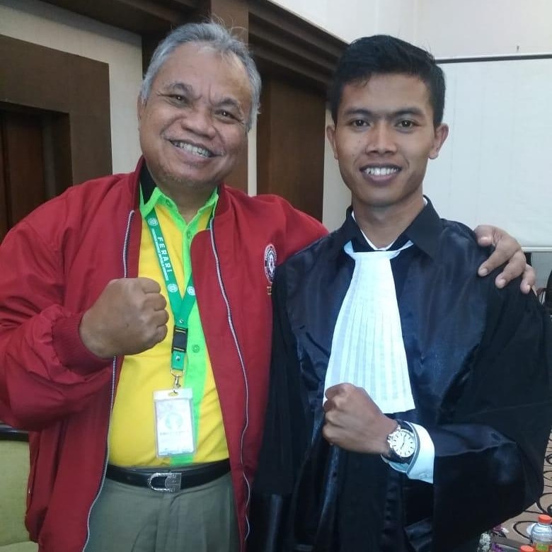 Bambang Riyanto bersama Teguh Samudra, Pengacara Senior Jakarta / Clakclik.com